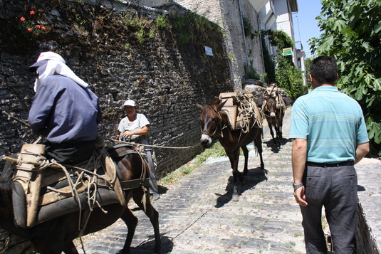 Gjirokastra - in der Altstadt