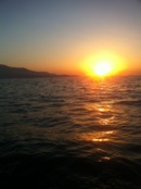 Sonnenuntergang in Vlora