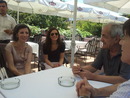 Im "Burg-Café" - Elbasan