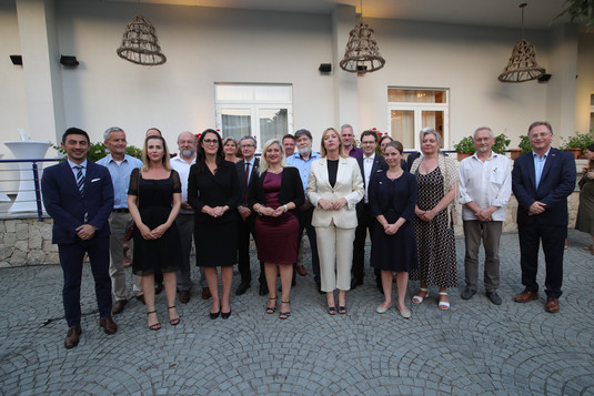 Die Bayerisch-Albanische Delegation am 12.7.2023 in Tirana